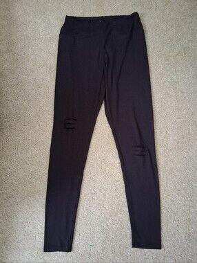 Women's unbranded distressed leggings